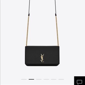Saint Laurent Monogram Phone Holder With Strap